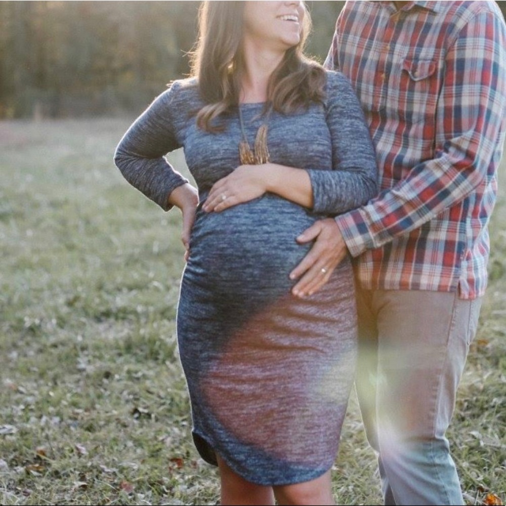 Gap Long Sleeve Maternity Dress